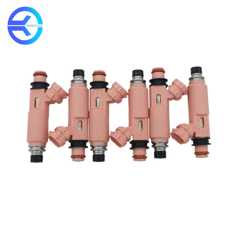 6PCS 23250-20030 23209-20030 23250-0A020 Fuel Injectors Fits For Lexus Es330 Rx330 Toyota Camry Highlander Sienna Solara 3.3L