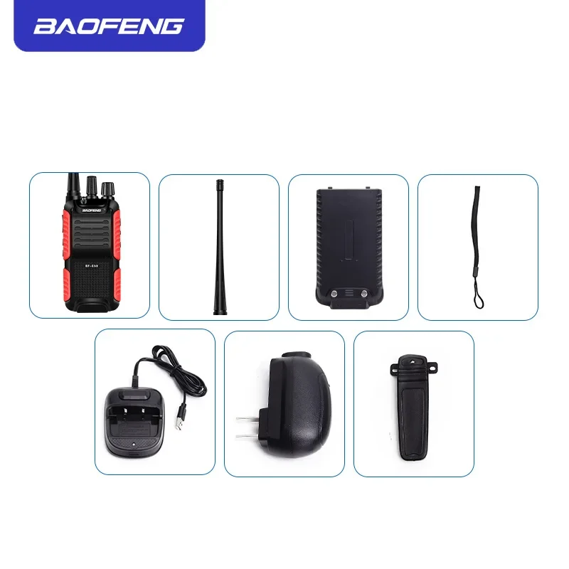 

2025 Baofeng BF-999S Walkie-talkie Upgraded Version High Power Durable Automatic Sleep Intelligent Power Saving