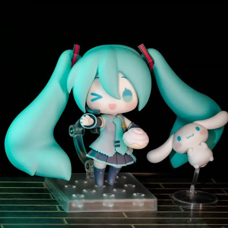 Miku And Cinnamoroll Action Figure Miku 2306 Hatsune Collectible Anime Figure Ko Model Doll Toys Customized Xmas Gifts
