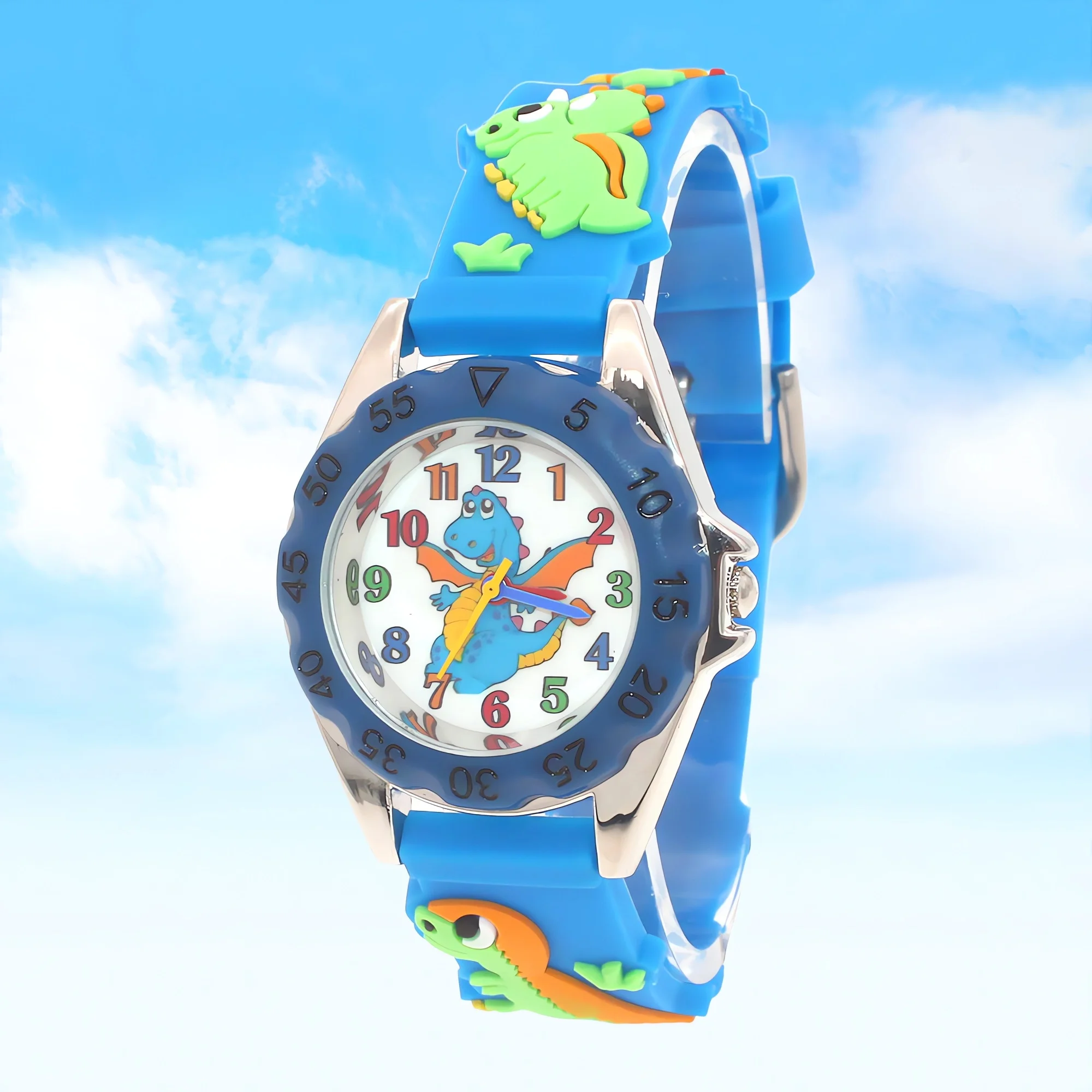 Silicone Quartz Wristwatch for Kids Boys & Girls Students Sport Party Gift Children's Watch