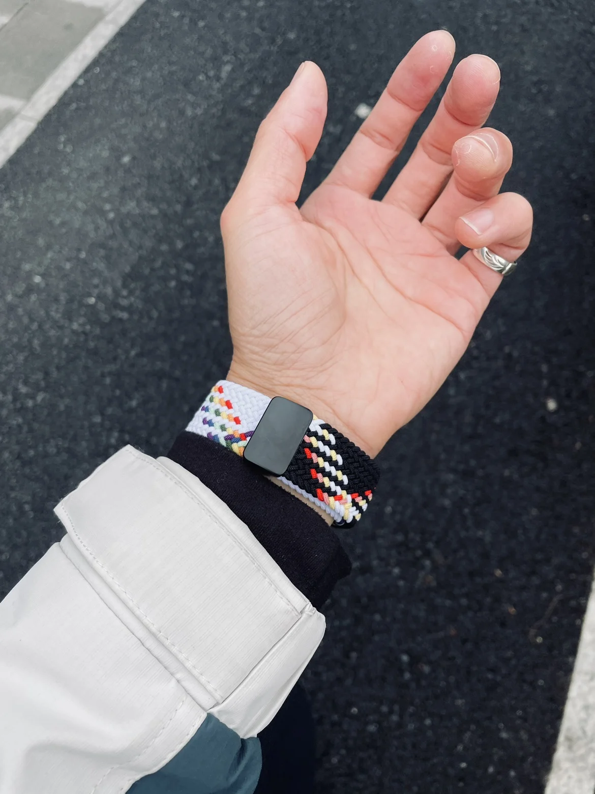 Kaker tejido a juego de colores adecuado para Huawei watch GT4 correa GT3pro Xiaomi oppo hebilla magnética watch3 tide