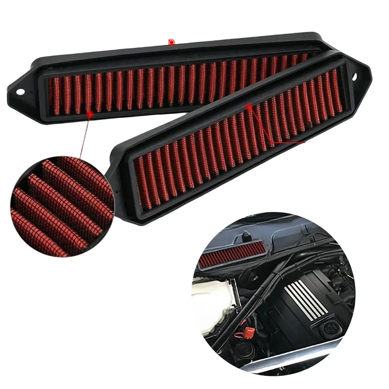 

2PCS Is Suitable For BMW E82 E88 E90 E91 E92 E93 X1335i 135i 328i E-chassis The Cabin Air Hood Filter