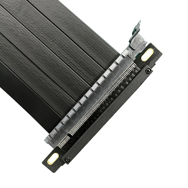 Cable plano elevador PCI-Express 4,0 X16 estable de alta velocidad, extensor blindado PCIE Gen4 de doble cara inversa para juegos GPU, estable C