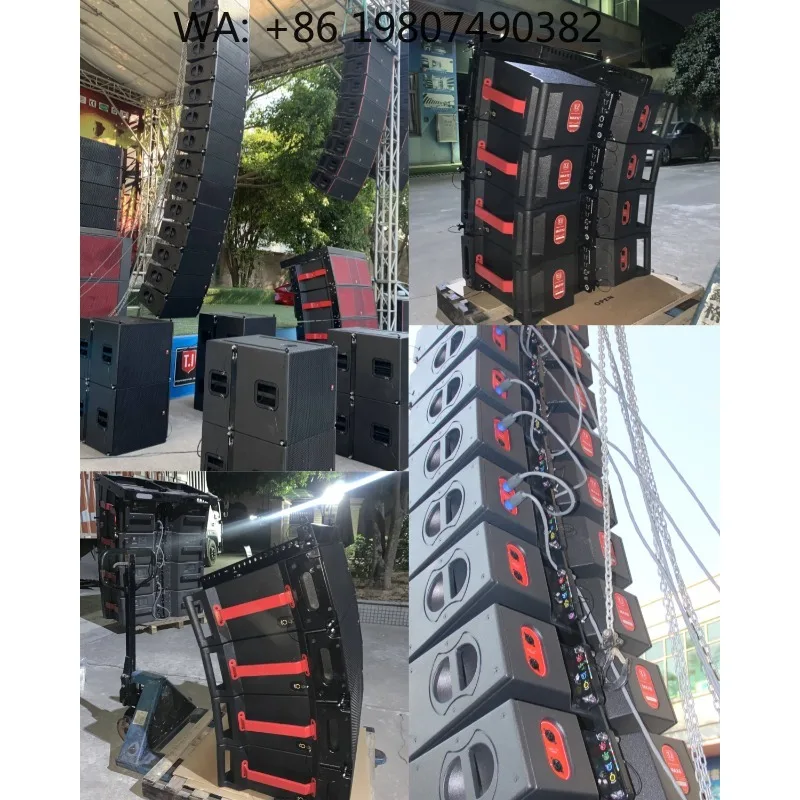 Dual 6.5 Inch Waterproof Warm Tone For Concert Performance Gentle Clear Sound Ideal For Stage Show