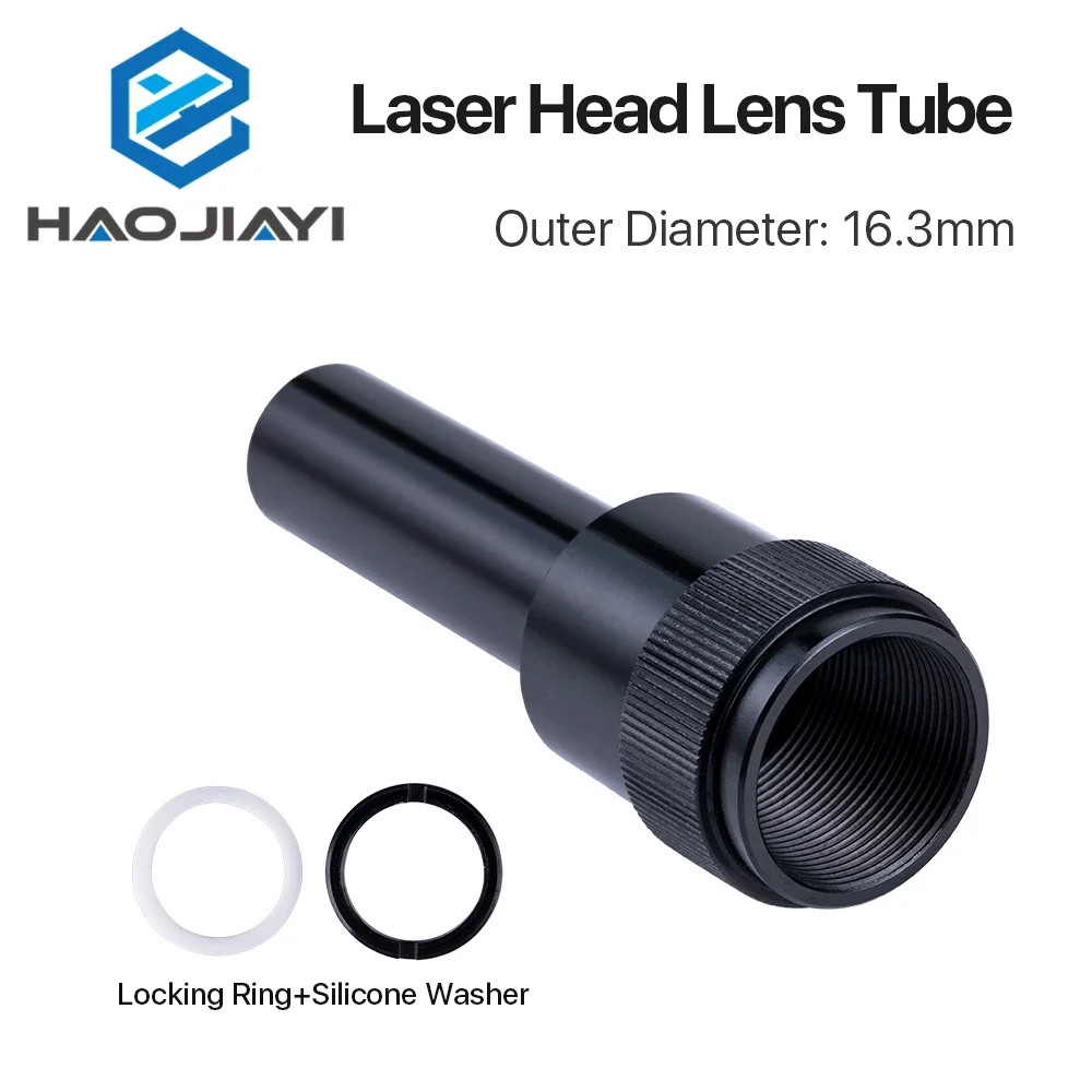 Tubo de lente de aluminio Serie L D20 f63.5 mm para máquina de grabado y corte láser CO2