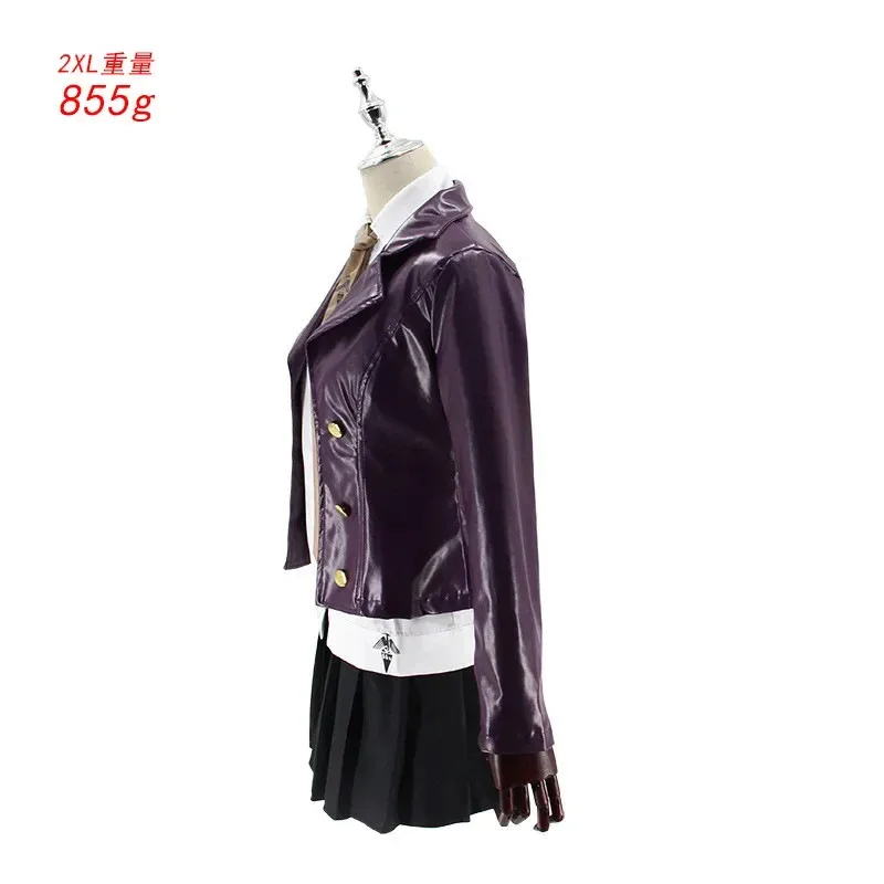 25COS6PCS Anime Danganronpa kirigiri kyoko Cosplay Costume Uniform Anime Halloween Costumes for Women Men Clothes Accessorie Pro - view 6
