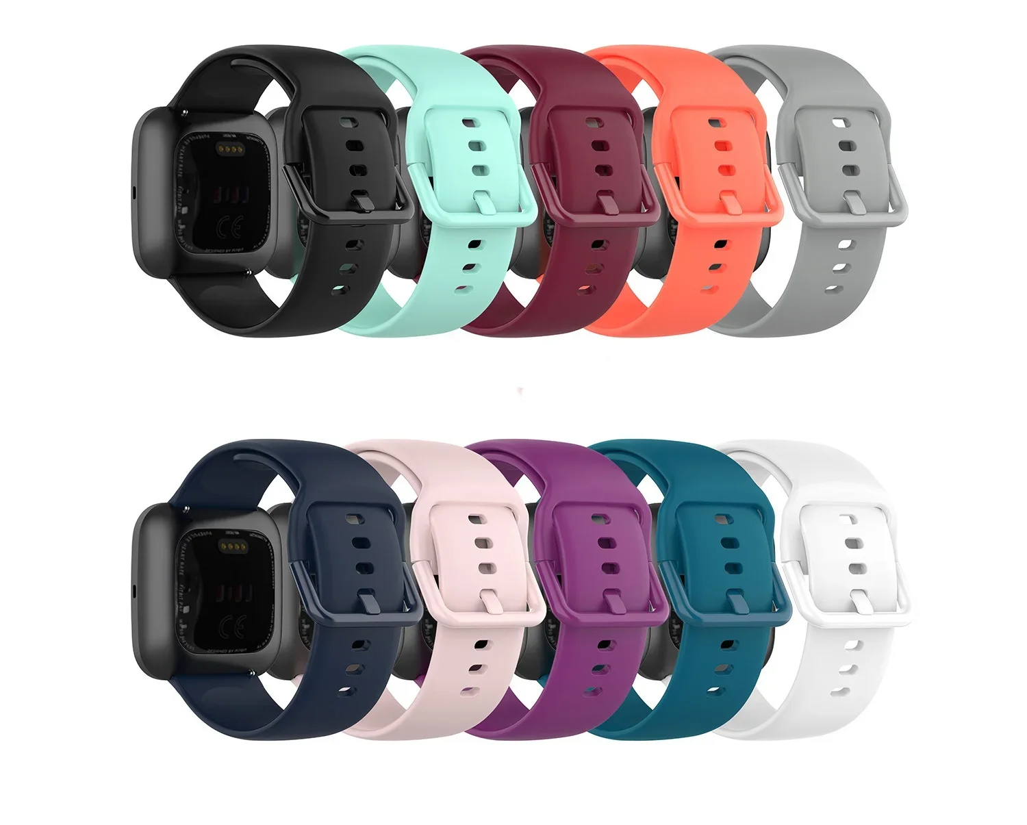 

Strap for Fitbit Versa/Versa2/Versa Lite Smart watch Replacment Band Sport Silicone Bracelet for Fitbit Blaze Wristband