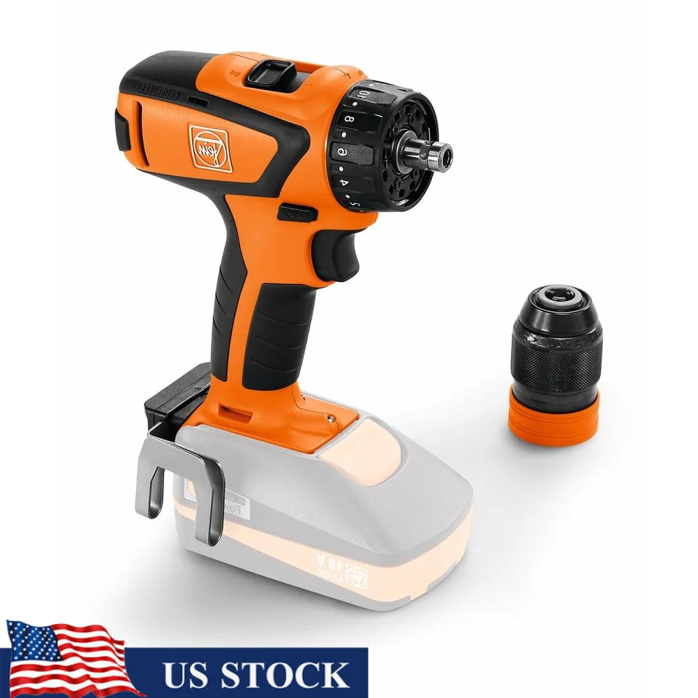 

18V Cordless Drill/Driver 4-Speed Brushless Motor QuickIn Metal Gearbox Screwdriving SafetyCell Technology-40Nm Torque-Rapid