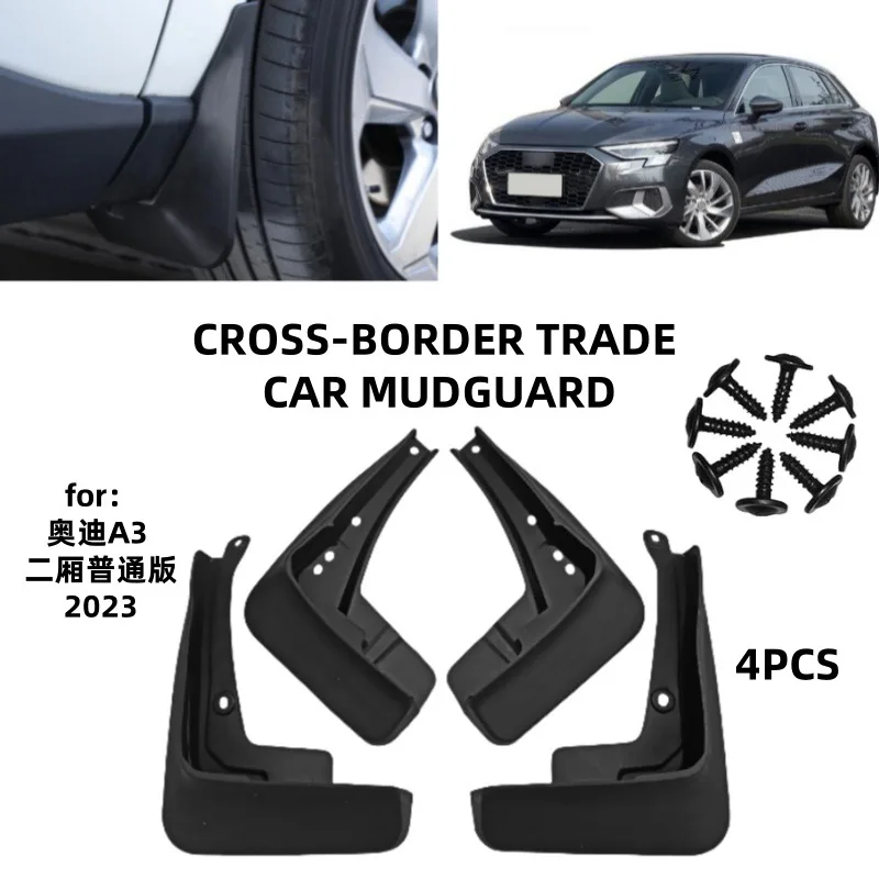 

For 21-23 models of Audi A3 Regular Hatchback Mudguards Fender Mudflaps Front Rear Flares Splash Guards Cover Car Acces