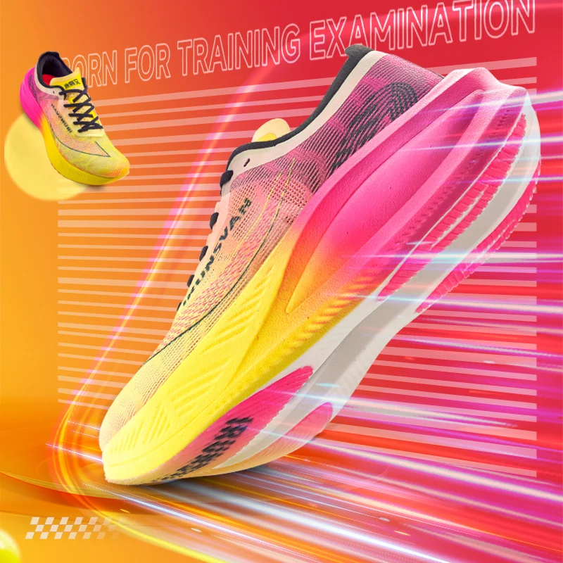 รองเท้าวิ่ง IRUNSVAN Rehuo 1.0 รุ่นพื้นคาร์บอนเต็มแผ่น สำหรับวิ่งมาราธอน น้ำหนักเบาพิเศษ สำหรับผู้ชาย รุ่น 24028