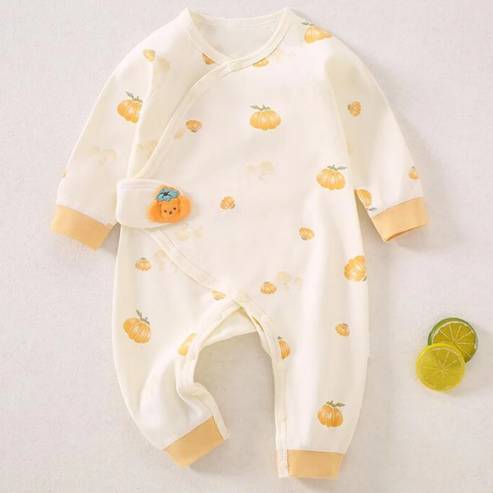 Baby Rompers For Girls Long Sleeve Cotton Animal Cute Pattern Spring Autumn Newborn Clothes Baby Boy Jumpsuit 0 6 Months