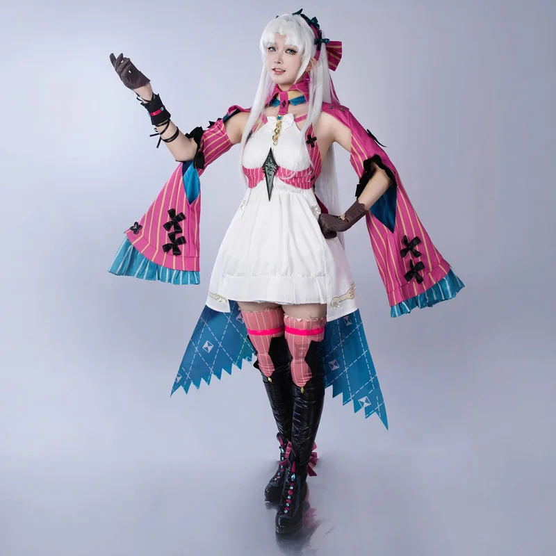 嵐の波コスプレカルロッタコスプレ衣装ロリータキミノ背中の開いたドレス女性ハロウィンロールプレイスーツ