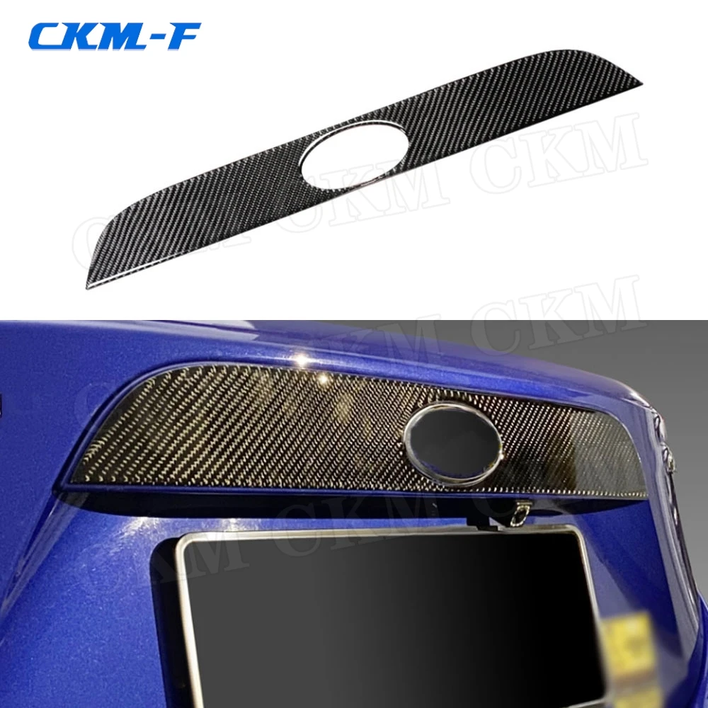 

Carbon Fiber Material Rear Boot Trunk Emblem Badge Trim Cover Sticker For Toyota GT86 FT86 ZN6 Subaru BRZ 2013-2020 Car Styling