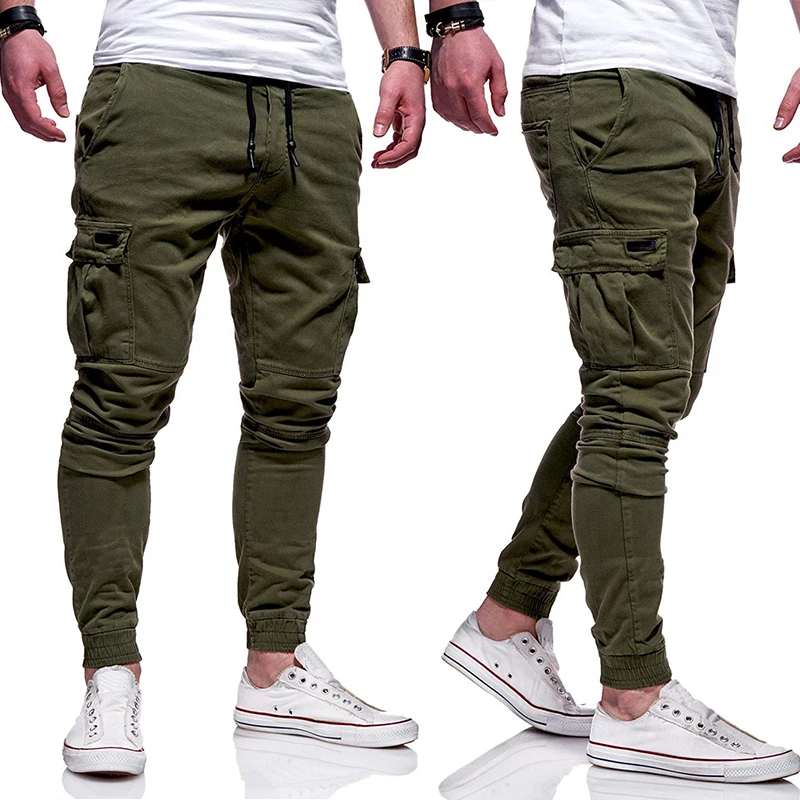 

New Fashion Casual Training Joggers Men Sport Jogging Pants Hip Hop Trousers Streetwear Running Leggings Trackpants Gym Outf