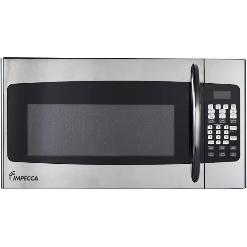 Impecca 1.6 cu. ft. Over-the-Range 30” Microwave 1000 Watts, with Surface Light, 2 Speed Vent System, Touchpad Controls