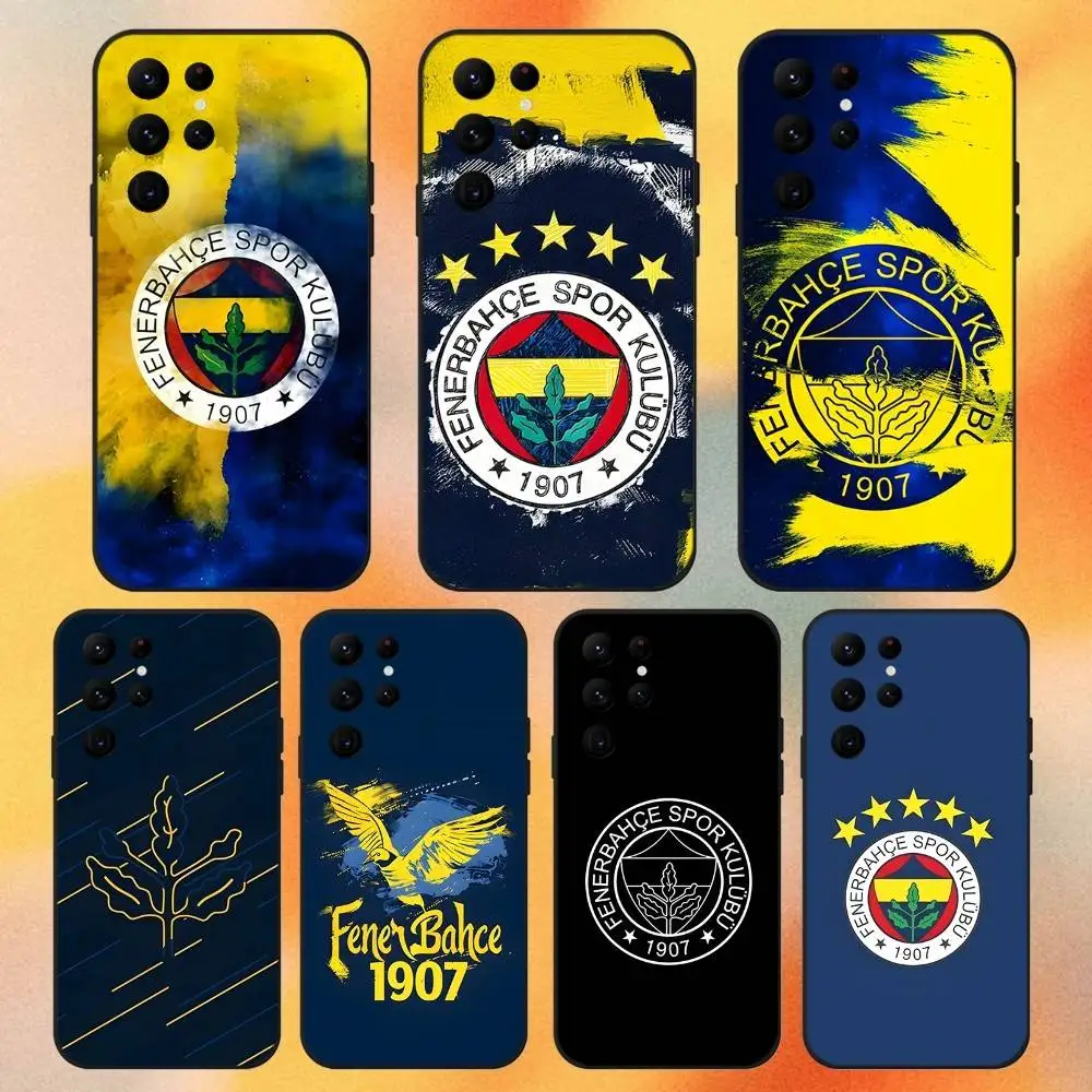 

T-Turkey F-FenerbahceS-E Phone Case For Samsung S 25,24,23,22,30,21,10,9,Ultra,Plus,Lite,FE,4,5G Black Soft Case