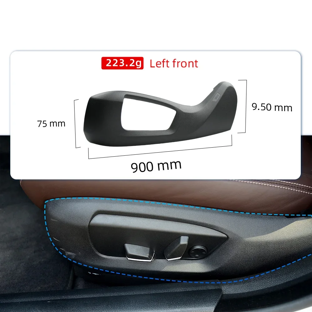 For BMW F02 F86 F18 F10 Front Outer Seat Track Cover High Reliability Spare Part Easy Installation Car Accessories Replace
