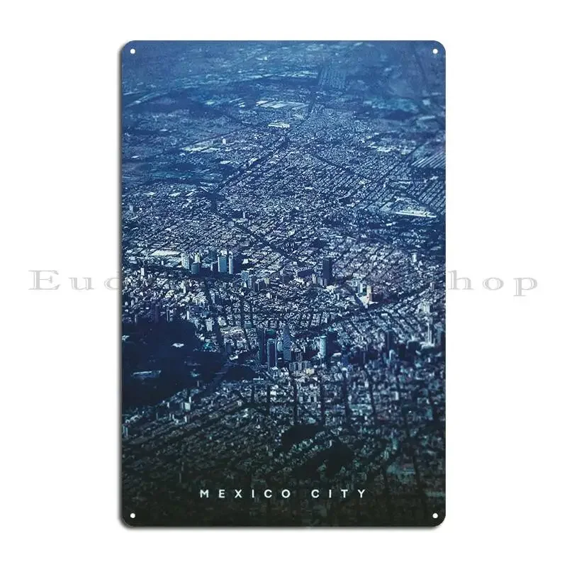 Mexico City Metal Plaque Poster Mural Cave Create Iron Cinema Tin Sign Poster