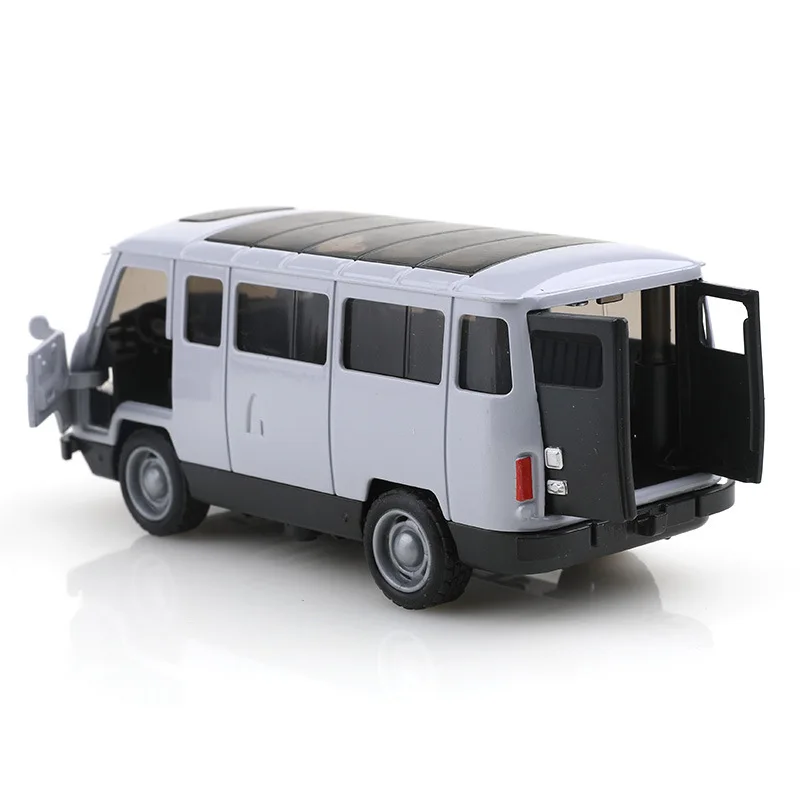 1:36 Alloy Off-Road Van Model Children's Boy Simulation Pull-back Diecasts Toy BUS Car Vehicle Model Collection Christmas Gifts