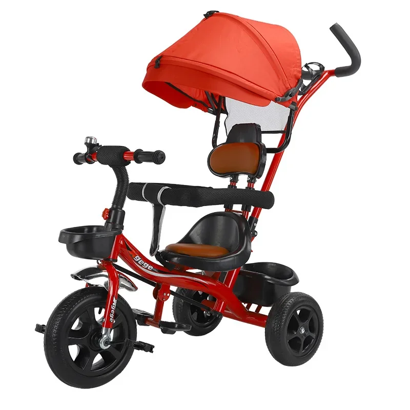 Baby Children's Tricycle Baby Tricycle Bike Bicycle 2-6 Year Old Children's Car Handcart