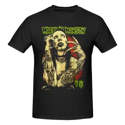 Marilyn Manson Men's Classic Unisex Cotton T-Shirt for Men & Women, Classic Tee