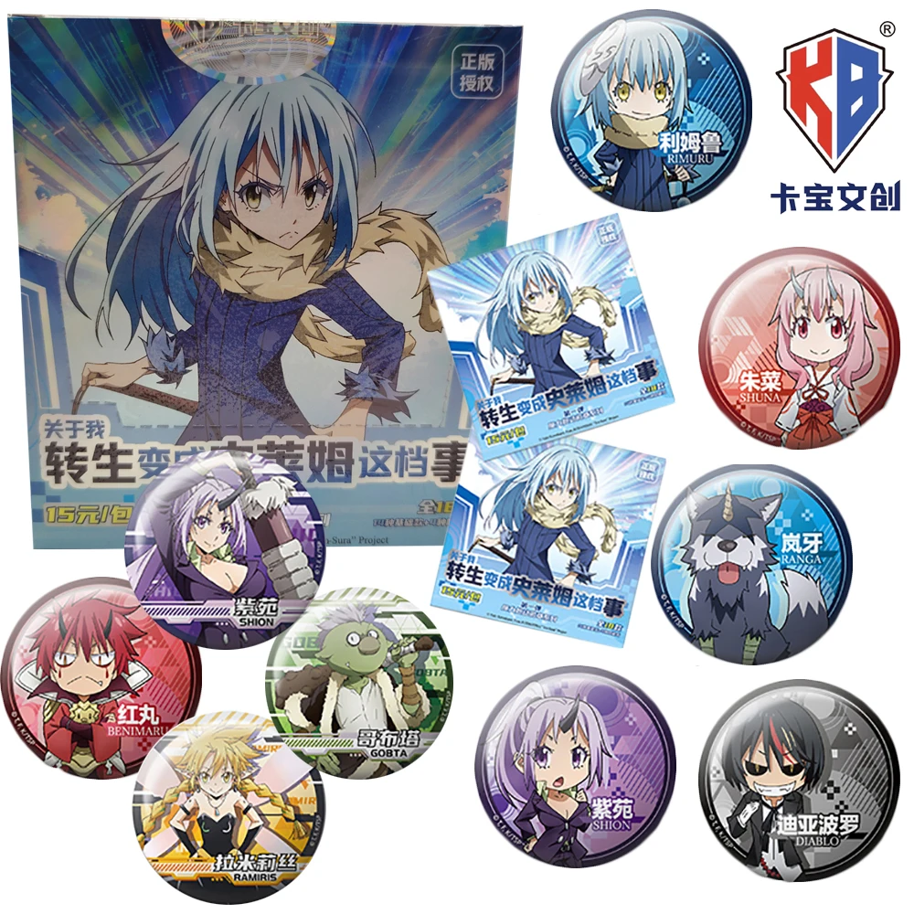 

NEW KABAO Original That Time I Got Reincarnated As A Slime Circular Badges Anime Pendant Clothing Adornments Practical Gifts