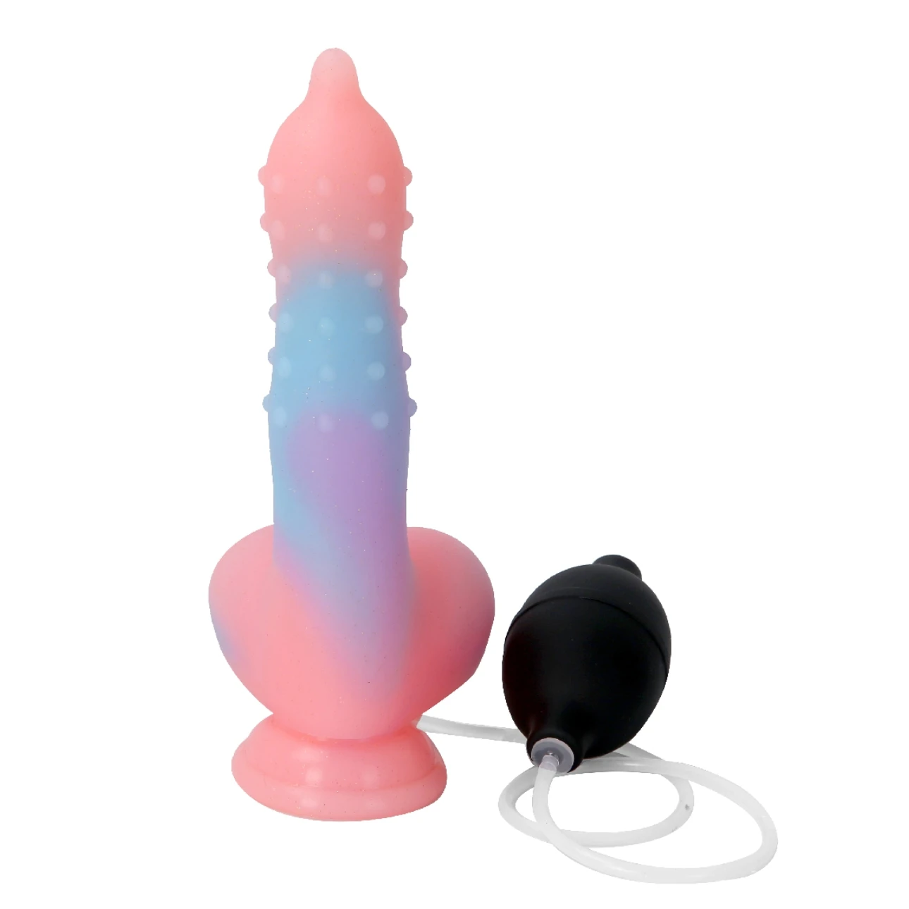 Luminous Liquid Silicone Ejaculating Dildos Realistic Penis Spraying Dick With Suction Cup Anal Plug Adult Sex Products For Wome