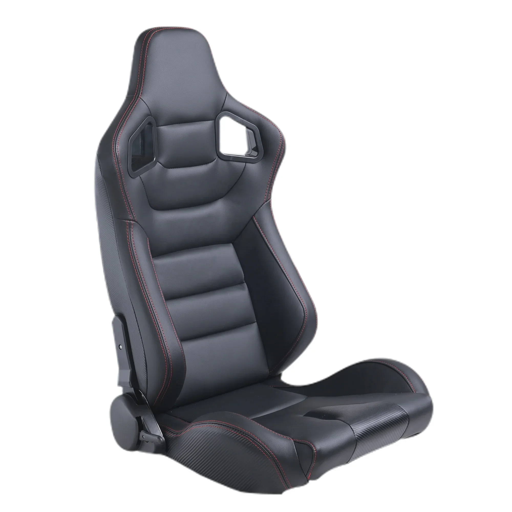 Sport Bucket Seat Racing Seat Universal fit for Most Car Sport Seats PVC Leather