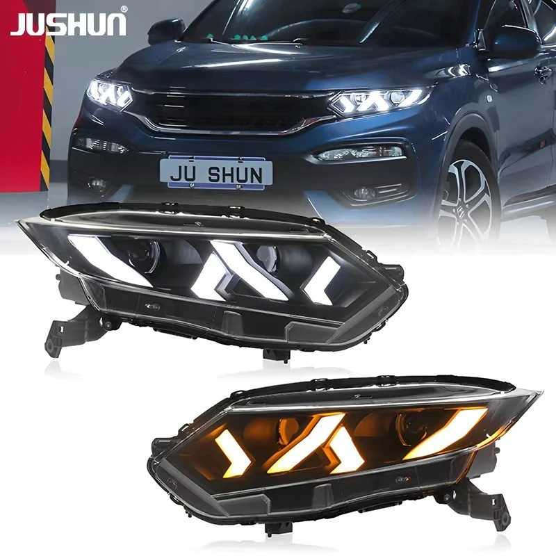 

BR JS High Quality Honda XR-V XRV 2015-2021 Lamborghini Style Turn Signal Assembly Automatic Induction Headlight Bulb