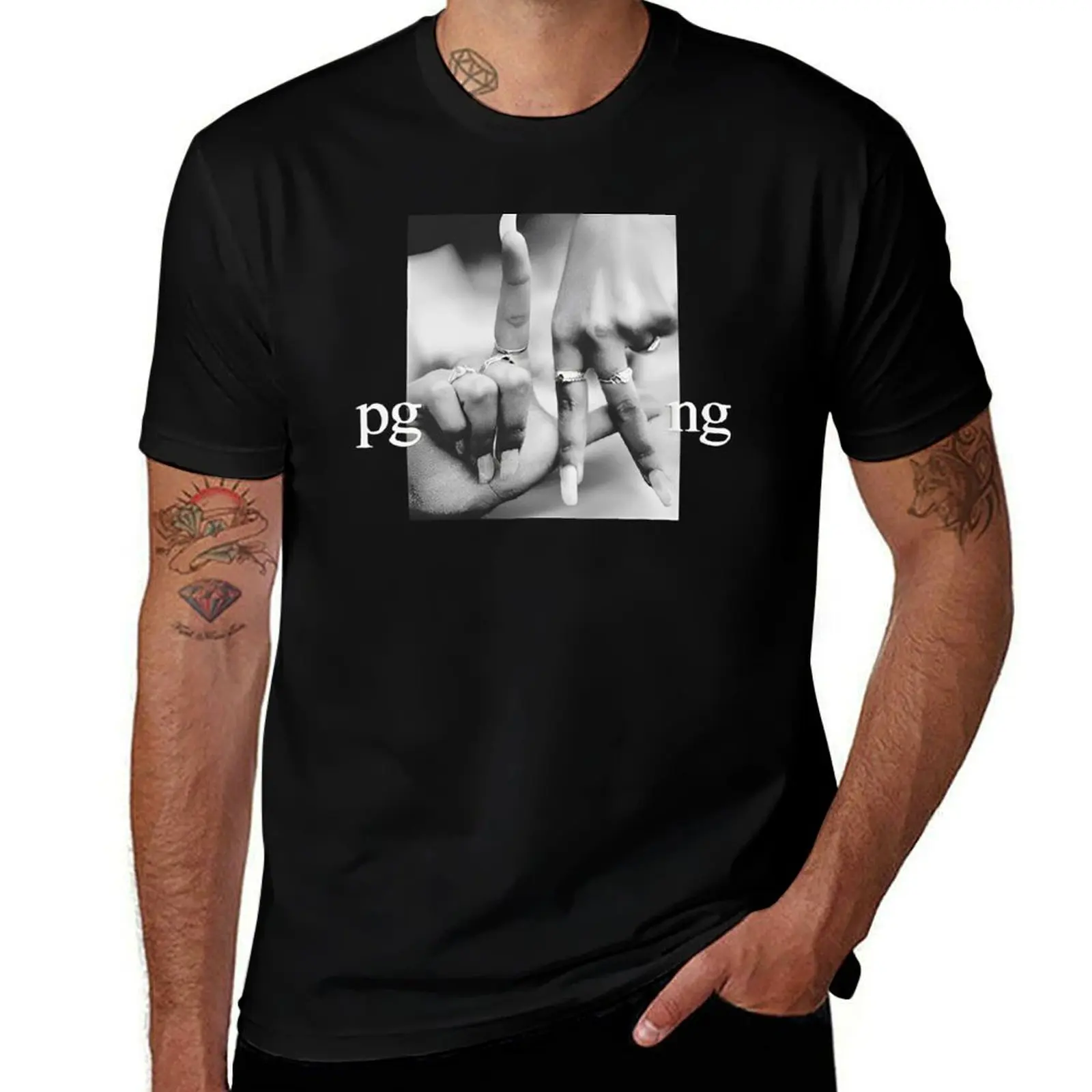 

pglang merch T-Shirt oversized graphic tee shirt aesthetic clothes black t shirts for men