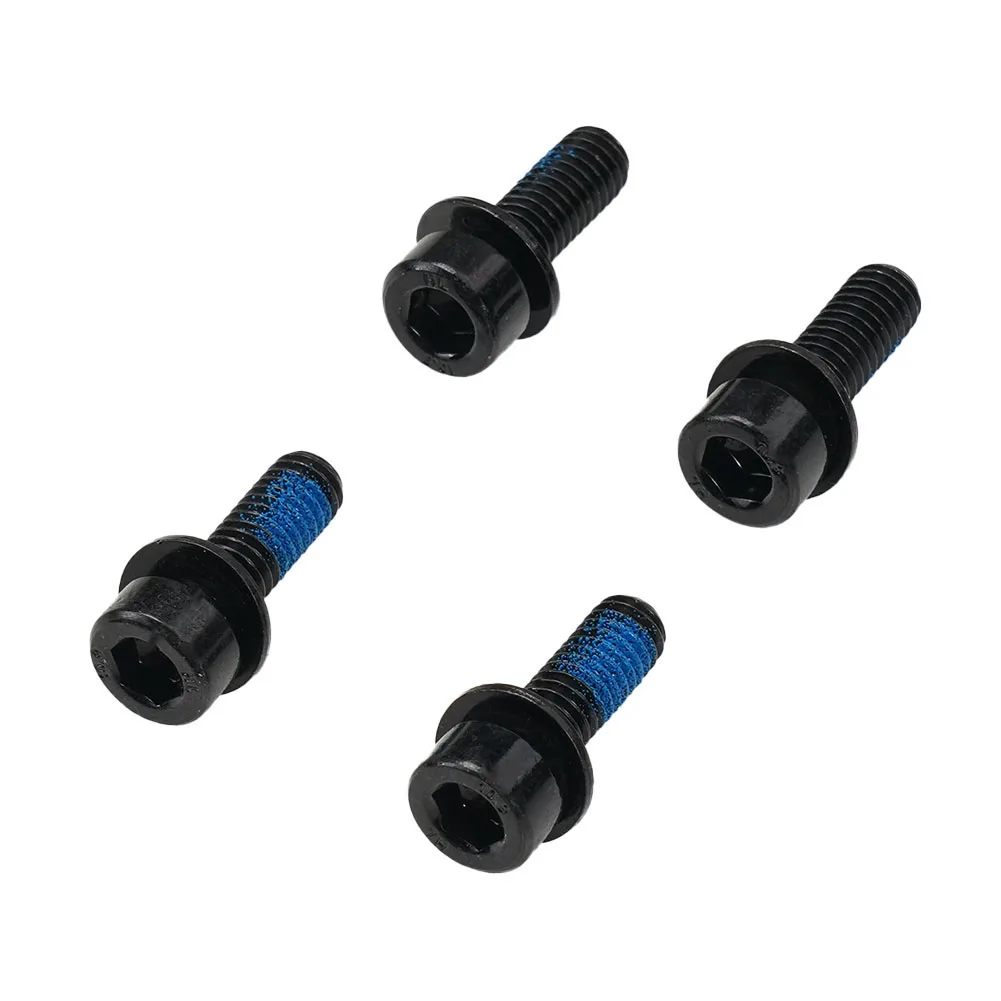 4 Pcs Bicycle Disc Brake Screws Mountain Bike Oil Brake Caliper Fixing Screw M6*18mm Bolts Cycling Fixing Accessories