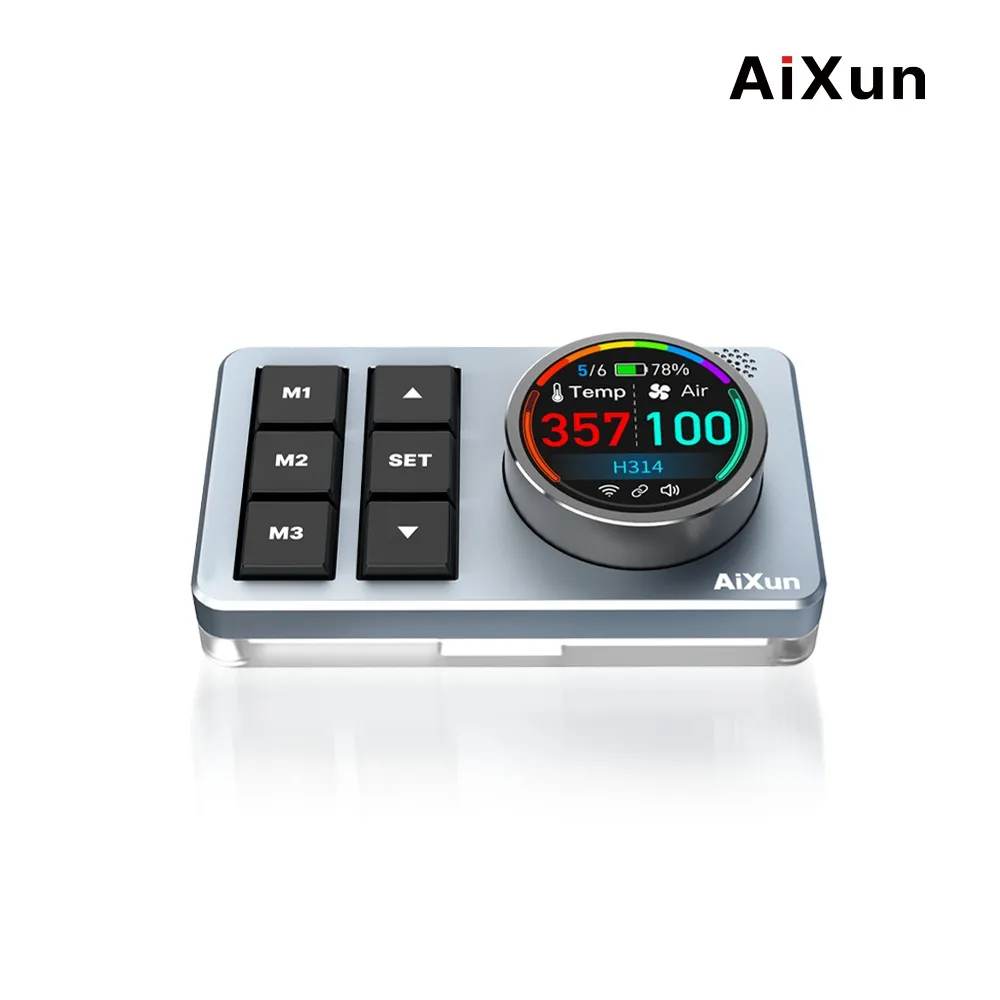 iParts Aixun BS08 Controllo vocale AI TYPE-C/2.4G Connessione Bluetooth adatta per Aixun T320 P3208 H312 H314 T380 T420D Voice Ass