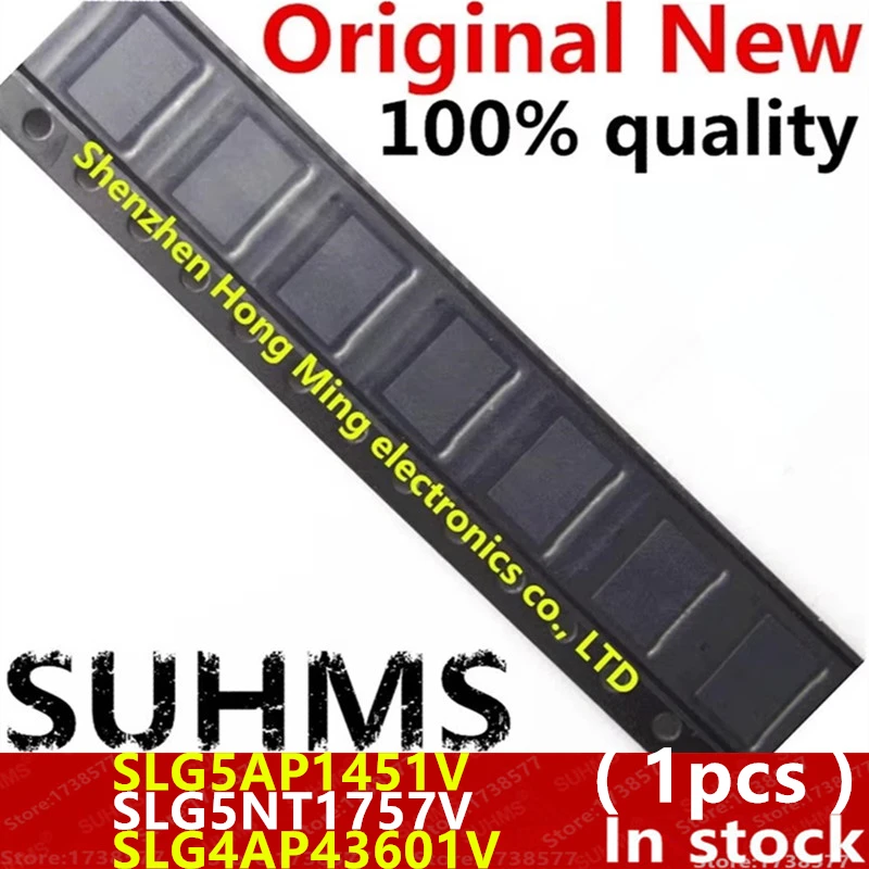 (1piece)100% New SLG5NT1757VTR SLG5NT1757V 1757V QFN-16 SLG4AP43601V GXB CXB QFN-12 SLG5AP1451V IGN 1IGN QFN-8