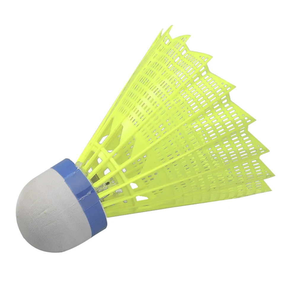 

4Pcs Luminous LED Badminton Durable Nylon Shuttlecocks Lighting Shuttlecock for Sports (Random Color)