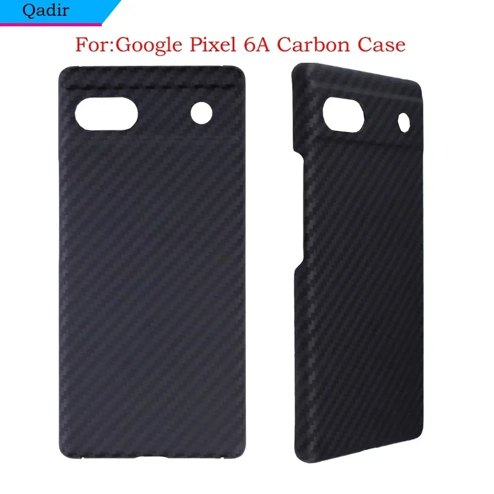 

QADIR Pure Carbon Fiber Case For Google Pixel 7A 5G Case， Ultra Thin Aramid Fiber Business Phone Cover for Google Pixel 6A