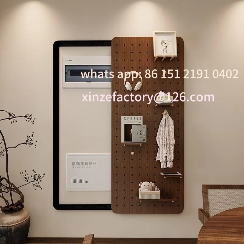 

Customizable medieval wind meter box shielding push-pull solid wood hole board