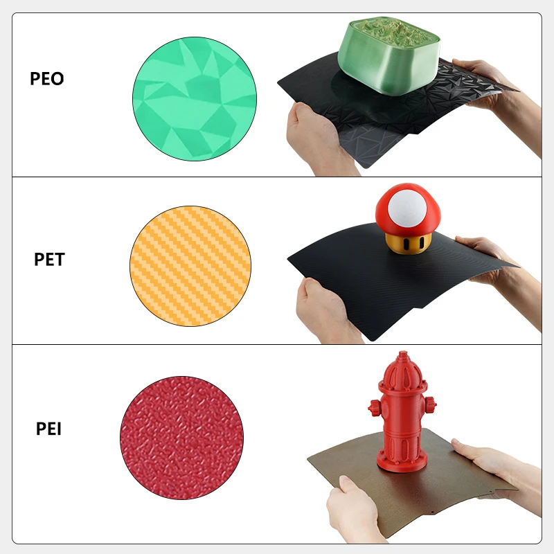 For Creality K1 Max Build Plate K1C Bed Creality K1 Build Plate H1H PEO PEY PEI Sheet 235x235 310x315 Ender 3 S1 Ender 3 V3 Se view 4