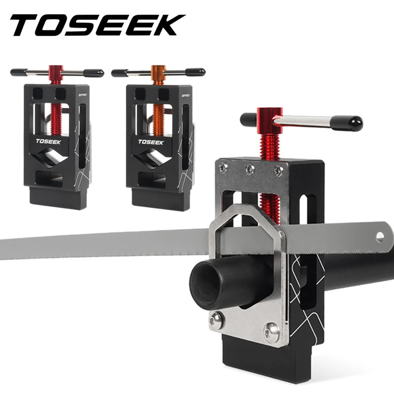 TOSEEK Bicycle Fork Handlebar Seatpost Cutter Tools Bike Carbon Fiber Steerer Bar Cutter Holder Saw Tool For 22.2mm 28.6mm