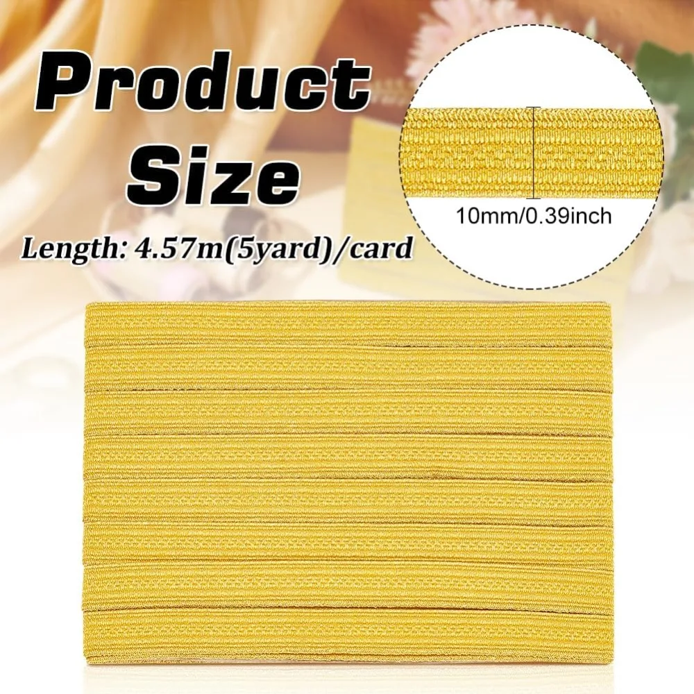 5 Yards Military Bullion Braid Trim 0.4inches Wide Gold Metallic Sewing Braid Trim Polyester Gimp Braid Polyester Decorative