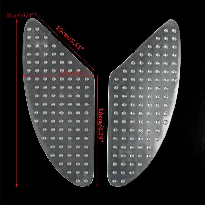 Almohadilla de tracción para tanque, Protector de agarre de rodilla de Gas lateral, compatible con Kawasaki ZX6R, ZX10R, EQ, piezas de protección