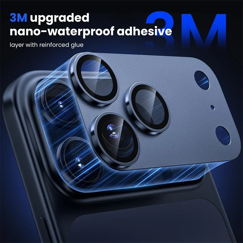 Metaalglas Camera Lens Protector voor IPhone 17 Air 16 15 14 13 Pro Max Plus 16Pro 17Pro 17Air i17 IPones Lens Cover Accessoires