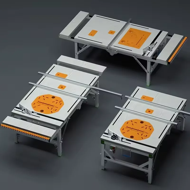 Banco da lavoro multifunzionale per la lavorazione del legno Banco da lavoro pieghevole portatile Tavolo da sega per la lavorazione del legno Strumento manuale rimovibile telescopico