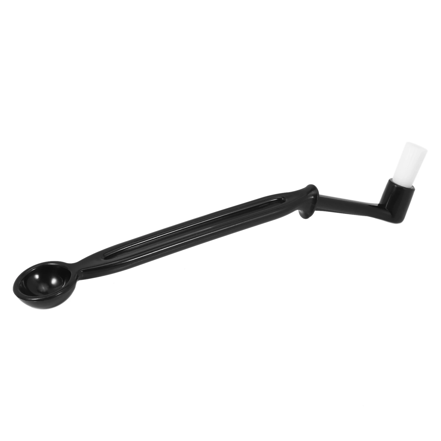 DT19-2 In 1 Coffee Machine Grouphead Cleaning Brush Spoon Angled Detergent Scoop