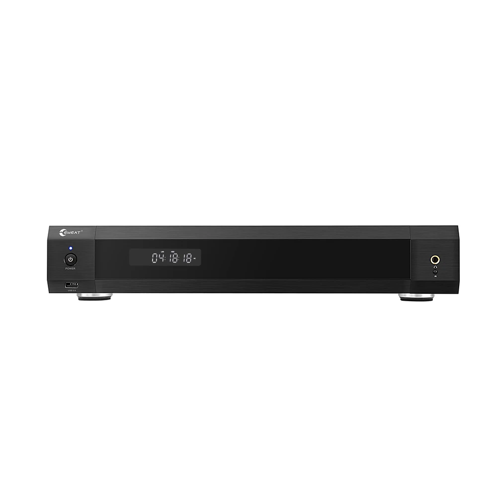 EWEAT 2022 NEW RTD1619 DR 4K UHD 3D HDR10+ HDD Media Player+ESS9038PRO DAC 4K UHD High-end Hi-Fi Audio-Visual