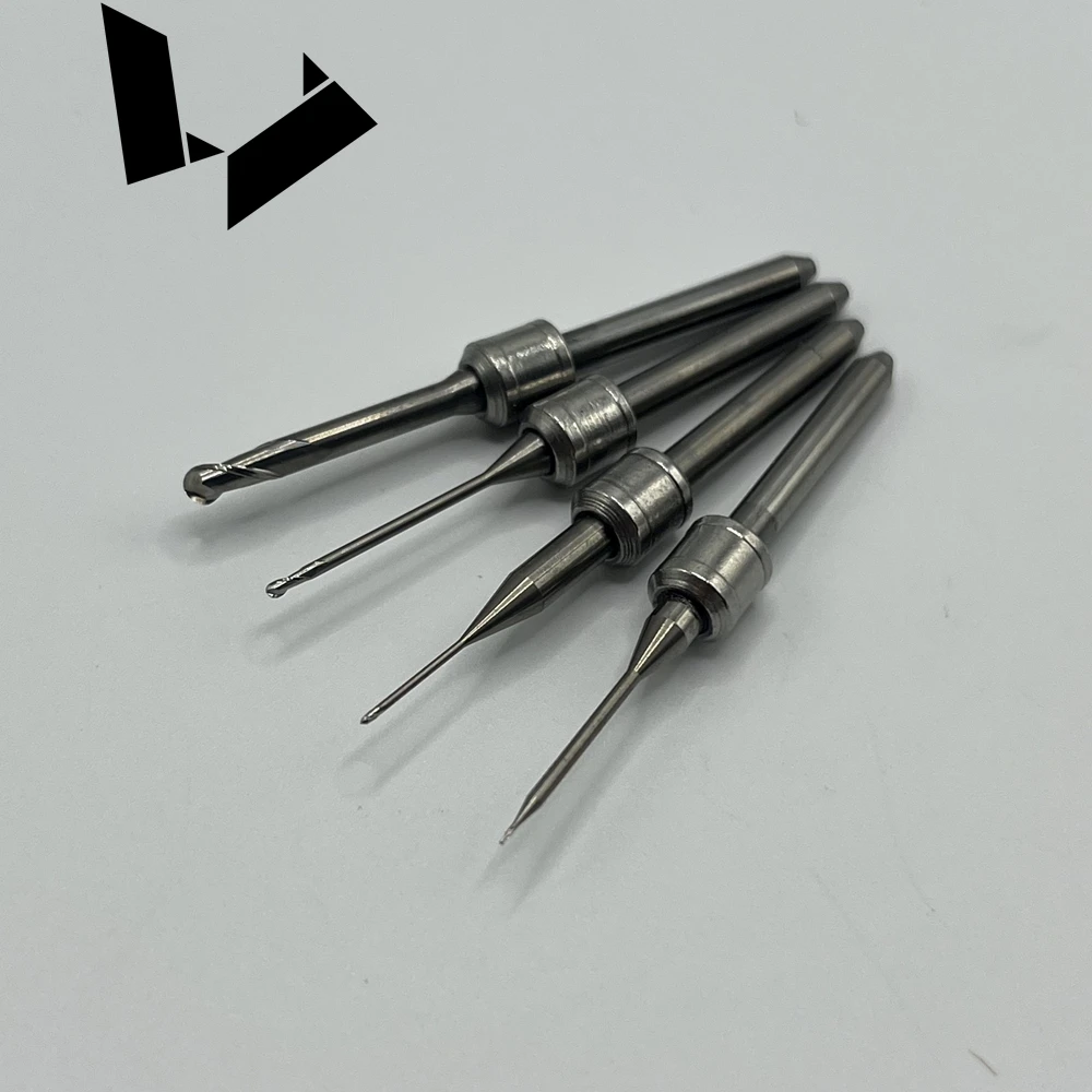 Roto RFID 760668 760669 760670 760671 Replacement Milling Tools 0.3 0.6 1.0 2.5mm PMMA Burs for Ceramill Mikro Motion 2 Matik