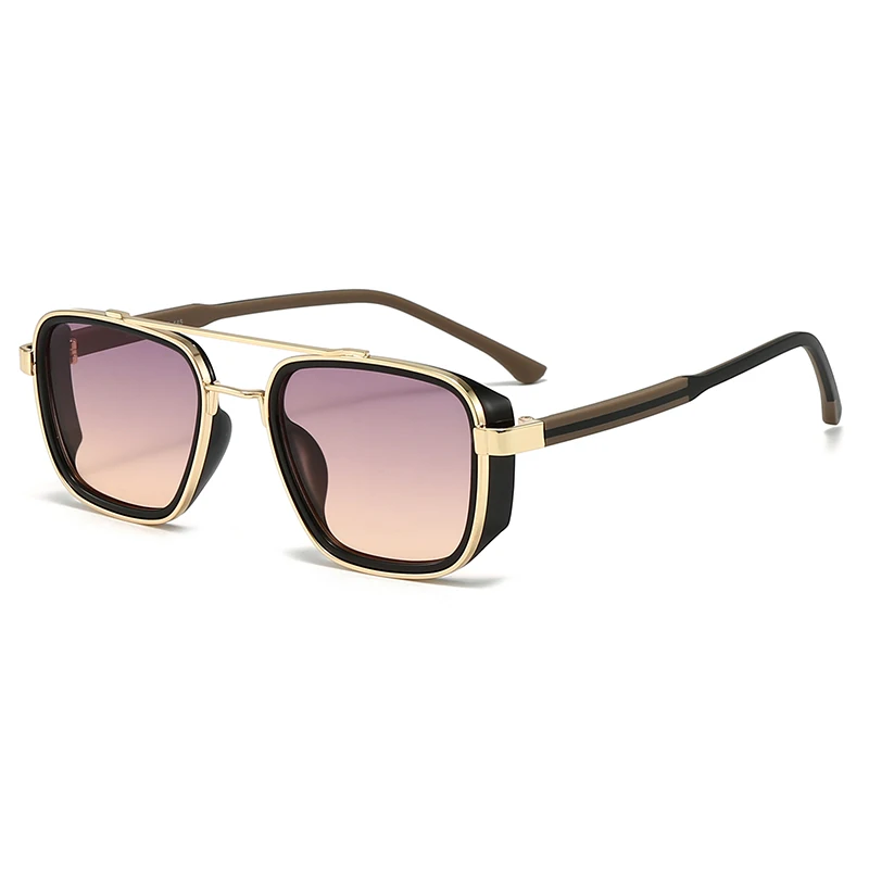 Luxo Metal Moda Óculos De Sol para Homens Mulheres Designer Marca Aviator Driving Masculino Óculos De Sol Elegante Tendência Shades UV400