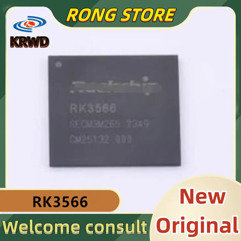 2pcs RK3566   New and Original  3566 BGA-565(15.5x14.4)