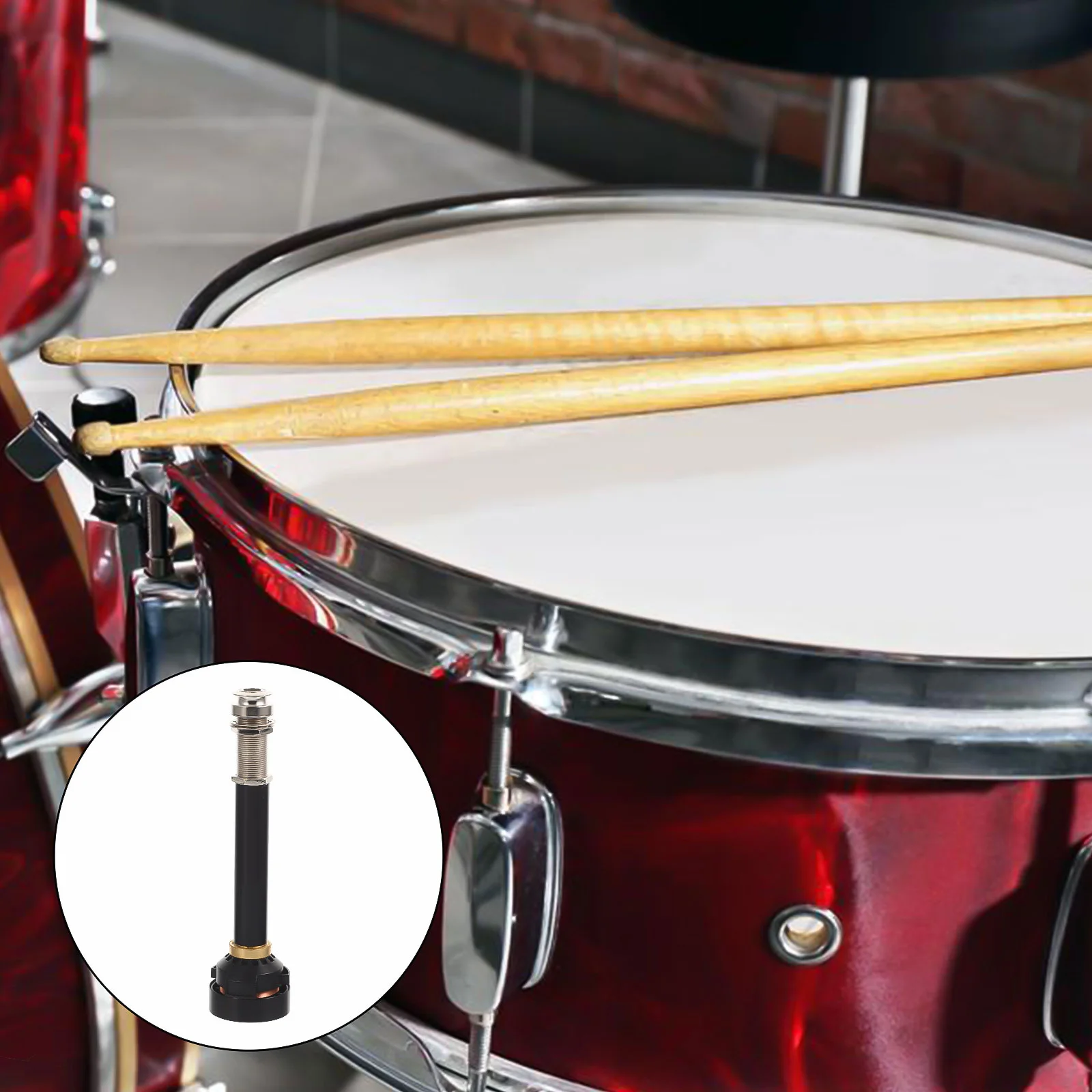 

African Drum Metal Pickup Durable Multifunctional Musical Instrument Accessory High Low Sound Uniform Effect Gift for Music