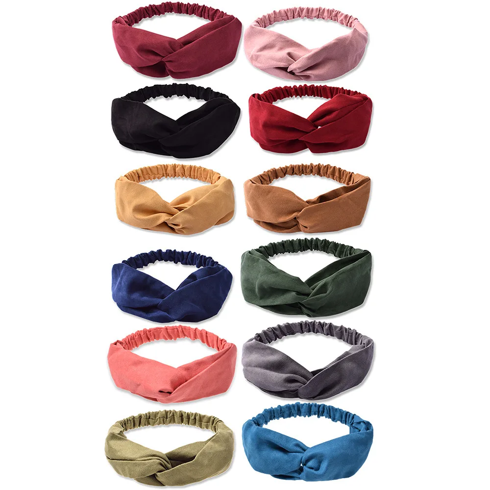 Design Fashion Women Summer Style Headbands Bohemian Girl Cross Turban Bandage Bandanas Hairbands Hair Accessories