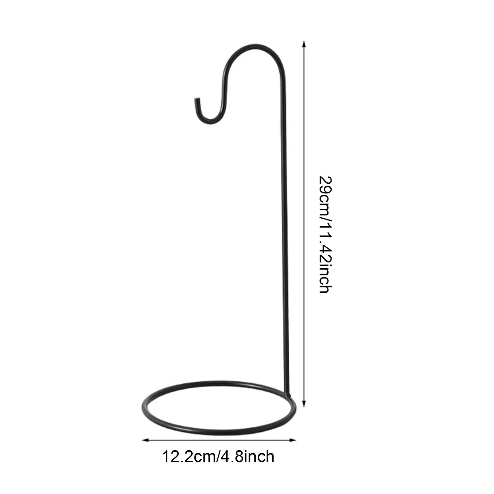 Metal Wind Chime Stand with Stable Base Multifunctional Holder for Indoor Tabletop Hanging Decor